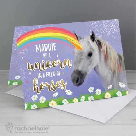 Personalised Rachael Hale Unicorn Card Extra Image 3